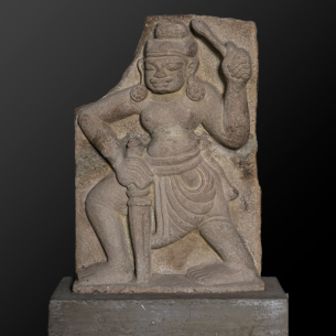 Phù điêu thần Dvarapala