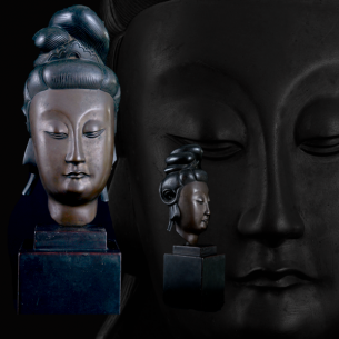 Đầu tượng Quan Âm