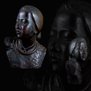 Tượng bán thân phụ nữ